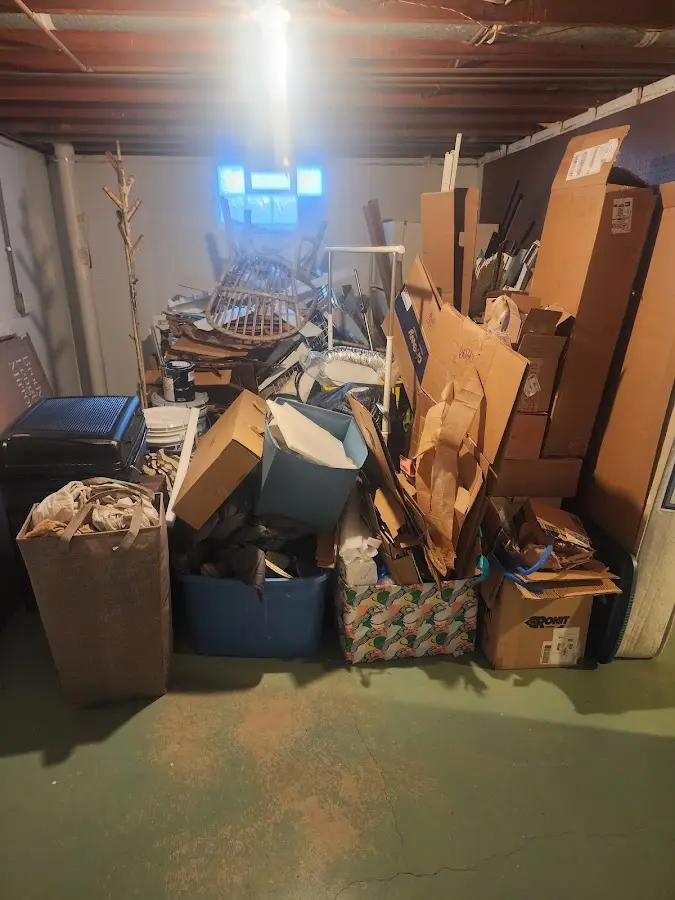 Roll-off dumpster container at job site for Roll Off Dumpster Rental in Delhi